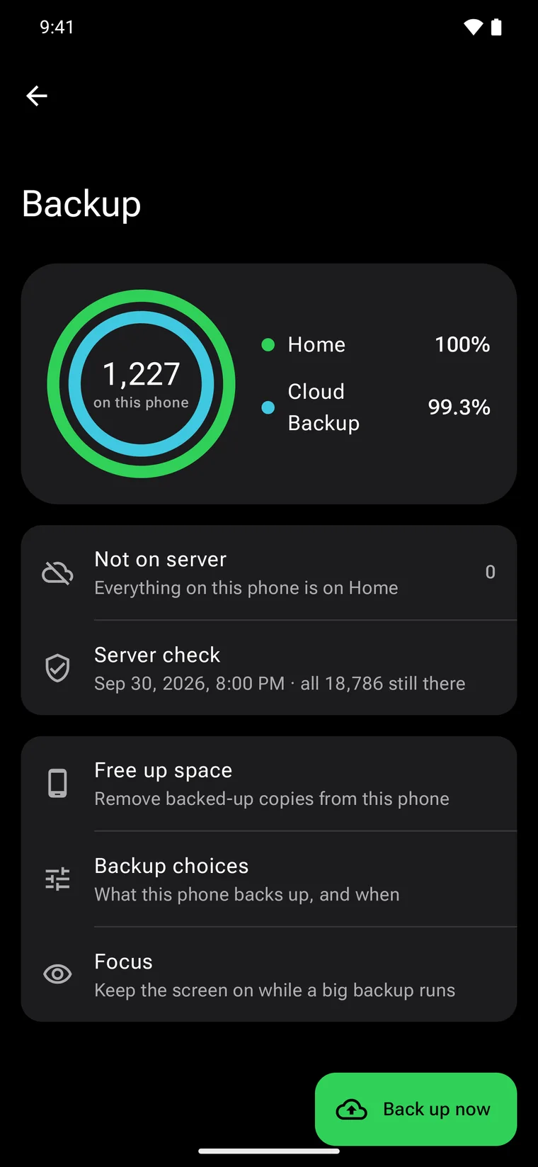 Backup