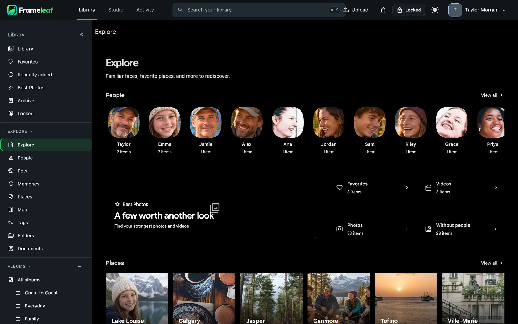 Explore, with people, places and best photos